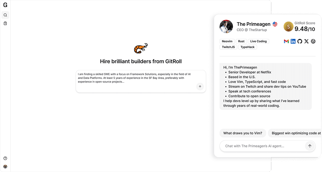AI-Powered Recruiting and Conversational Portfolio Experience